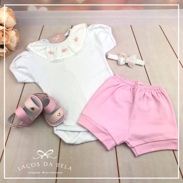 Conjunto Body Rococó + Short