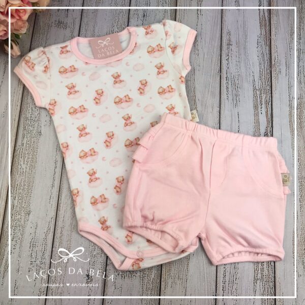 Conjunto Body com Short Ursinha