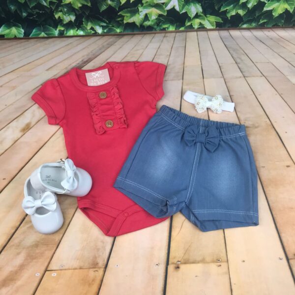 Conjunto Frufru com short