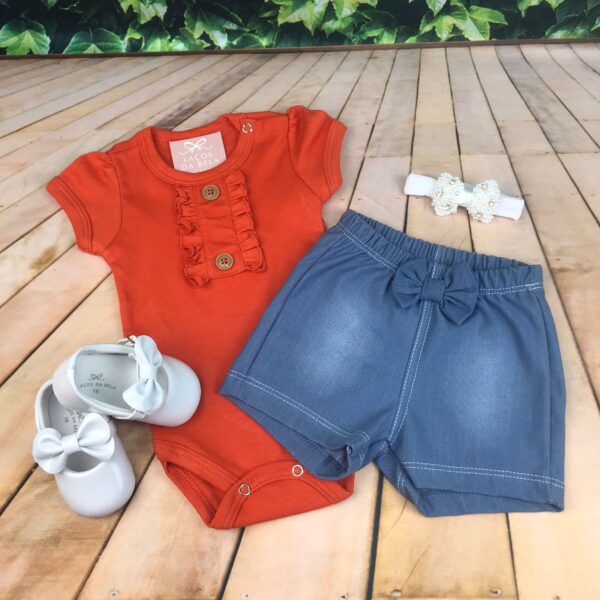 Conjunto Frufru com short