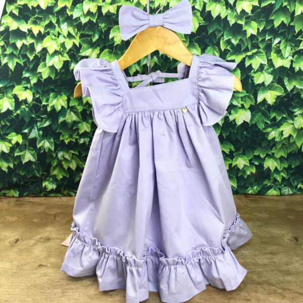 Vestido Fadinha Lavanda