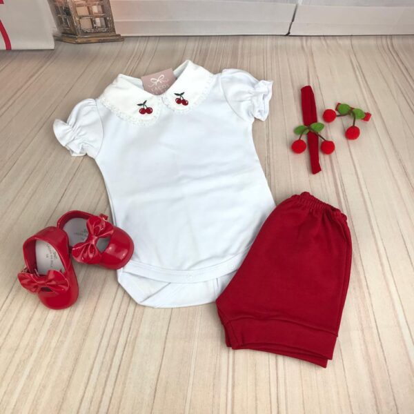 Conjunto Body Cerejinha com Short - Image 4