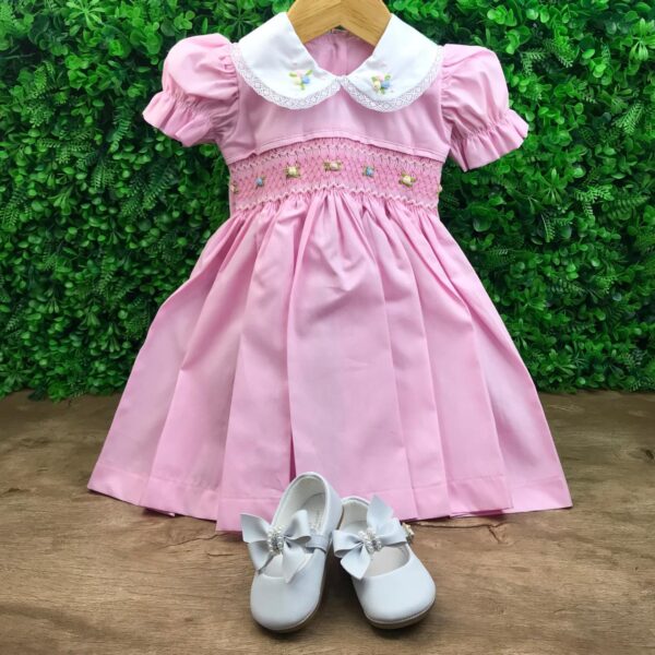 Vestido Charlotte Ponto Smock