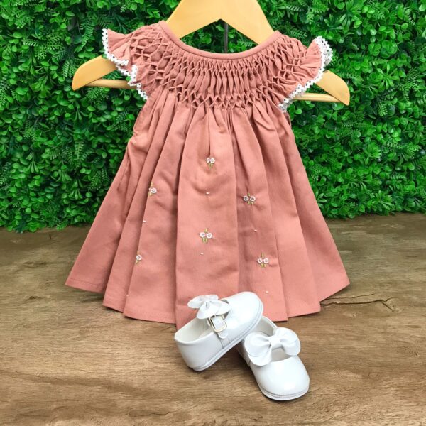 Vestido Casinha de Abelha Rosê