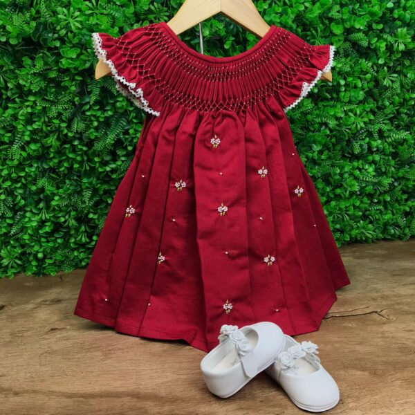 Vestido Casinha de Abelha Marsala