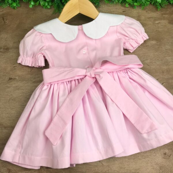 Vestido Charlotte Ponto Smock Rosa - Image 3