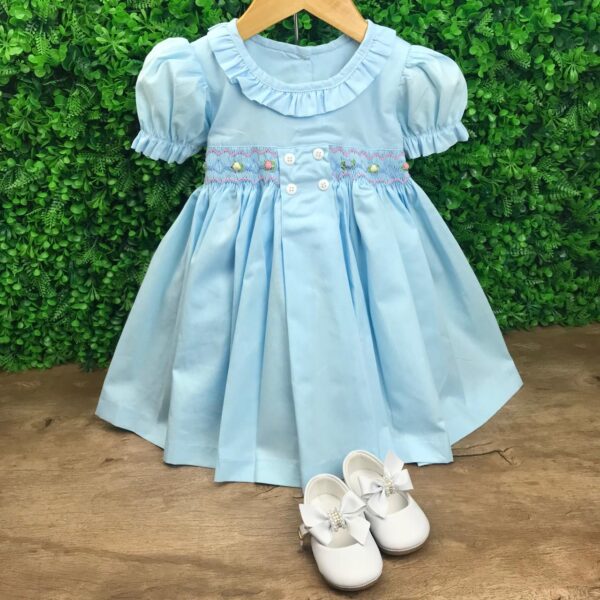 Vestido Aurora Ponto Smock