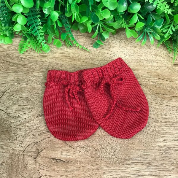 Luva em Tricot Essential Vermelho