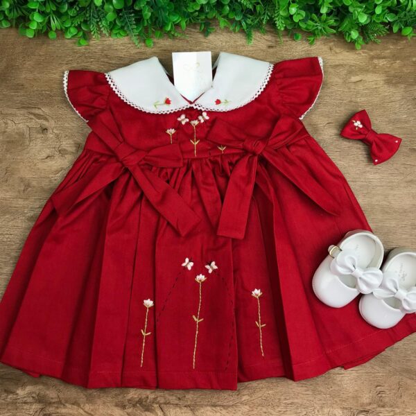 Vestido Jardim Vermelho