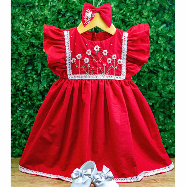 Vestido Sininho Vermelho